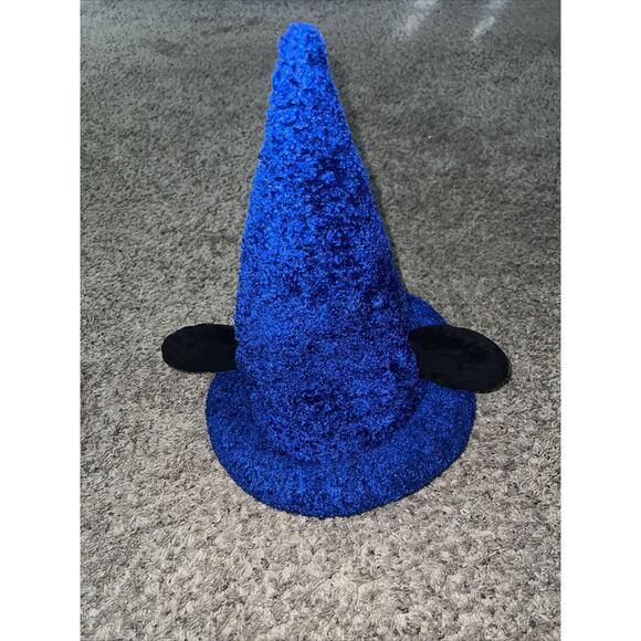 Disney Parks Mickey Mouse Blue Fantasia Sorcerer's Wizard 15” Hat with Ears - Picture 2 of 6